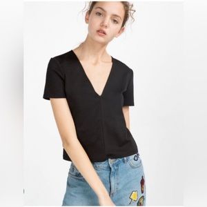 Zara V-neck Shirt